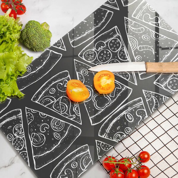 Kryt na varnou desku Pizza ilustrace