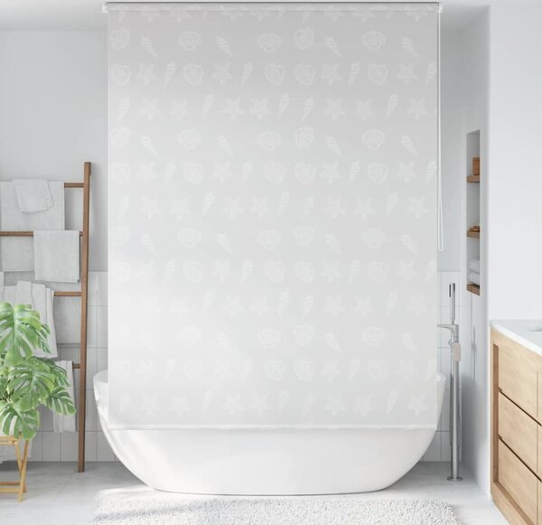 VidaXL Sprchová roleta vzor mořské hvězdice [142860] Velikost: 100 x 240 cm
