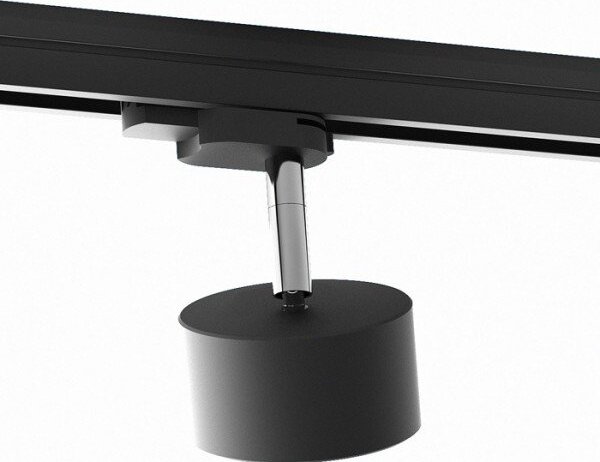 PIXIE pro tříokr. lištu černá chrom 230V GX53 LED 7W - RED - DESIGN RENDL