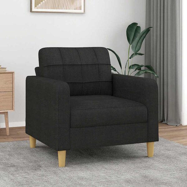 VidaXL Křeslo 60 cm textil, celkové rozměry 78 x 77 x 80 cm [359078] Barva: Tmavě šedá