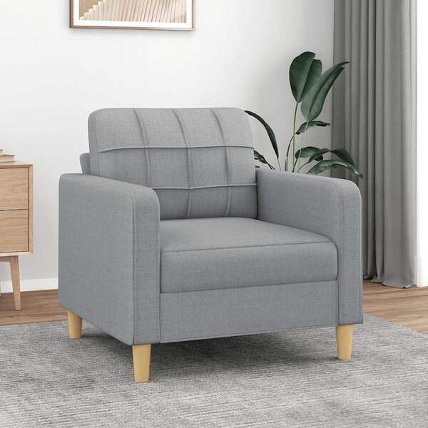 VidaXL Křeslo 60 cm textil, celkové rozměry 78 x 77 x 80 cm [359078] Barva: Tmavě šedá