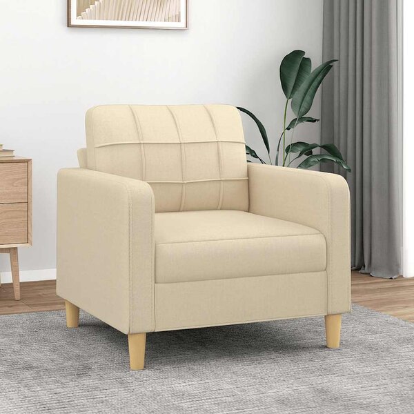 VidaXL Křeslo 60 cm textil, celkové rozměry 78 x 77 x 80 cm [359078] Barva: Tmavě šedá