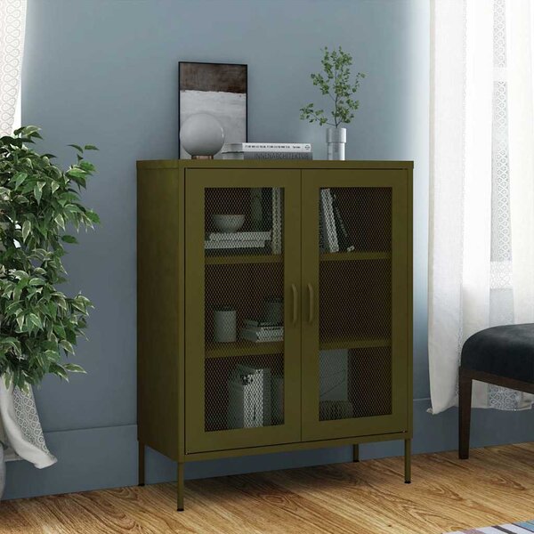 VidaXL Úložná skříň 80 x 35 x 101,5 cm ocel [336175] Barva: Mátová