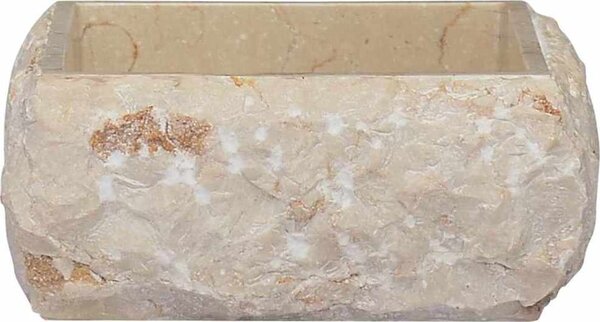 VidaXL Umyvadlo 30 x 30 x 13 cm mramor [149174] Barva: Šedá