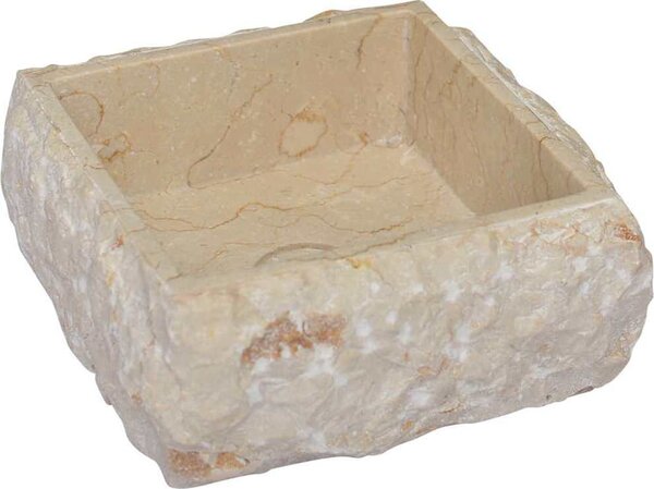 VidaXL Umyvadlo 30 x 30 x 13 cm mramor [149174] Barva: Šedá