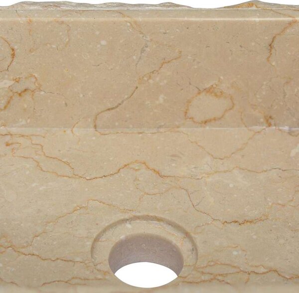 VidaXL Umyvadlo 30 x 30 x 13 cm mramor [149174] Barva: Šedá