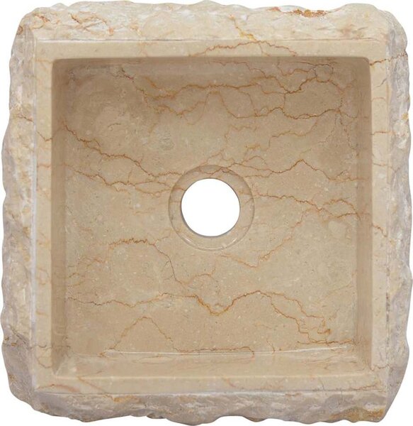 VidaXL Umyvadlo 30 x 30 x 13 cm mramor [149174] Barva: Šedá