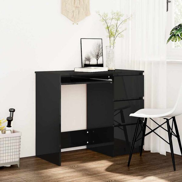VidaXL Psací stůl 90 x 45 x 76 cm kompozitní dřevo [801375] Barva: šedá sonoma