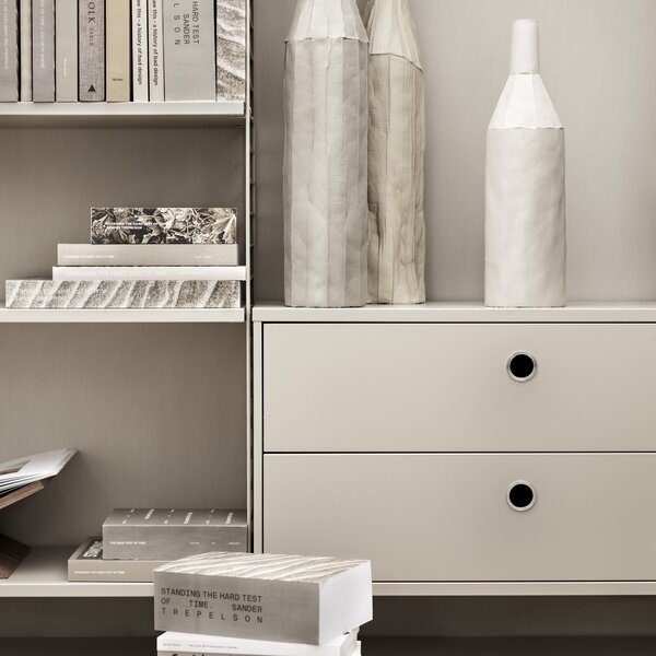STRING Komoda Chest with Drawers 58 x 30 cm, Beige