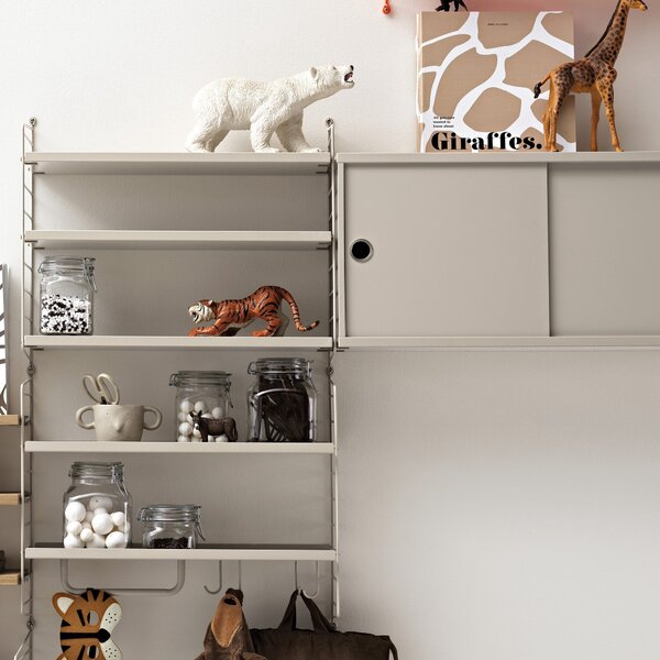 STRING Komoda Chest with Drawers 58 x 30 cm, Beige