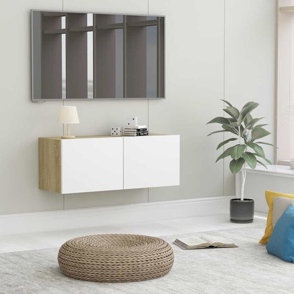 VidaXL TV stolek 80x30x30 cm kompozitní dřevo [801478] Barva: dub sonoma