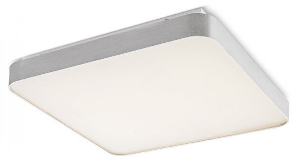 MENSA SQ 80 stropní česaný hliník 230V LED 138W 3000K - RED - DESIGN RENDL