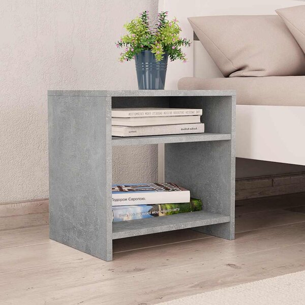 VidaXL Noční stolek 40 x 30 x 40 cm dřevotříska, materiál kompozitní dřevo [800009] Barva: Černá