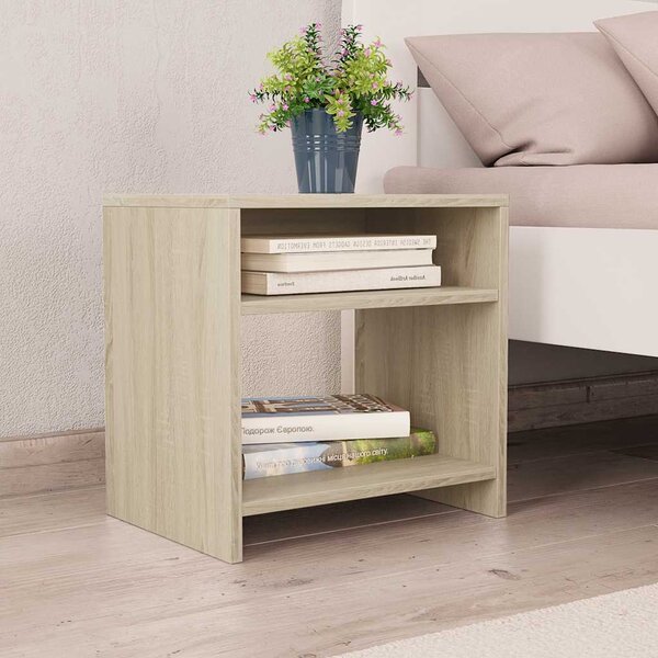 VidaXL Noční stolek 40 x 30 x 40 cm dřevotříska, materiál kompozitní dřevo [800009] Barva: Černá