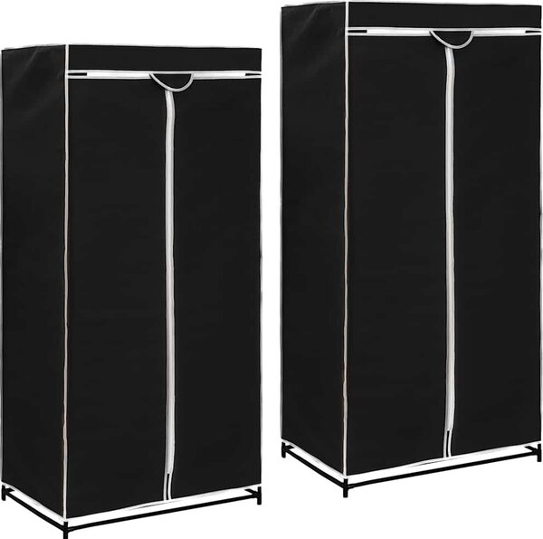 VidaXL Šatní skříně 2 ks 75 x 50 x 160 cm [282442] Barva: krémová