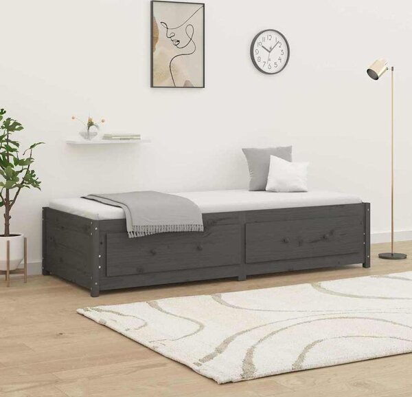 VidaXL Válenda masivní borové dřevo [821592] Barva: Přírodní, Velikost: 80 x 200 cm (rám 205,5 x 85,5 x 44 cm)