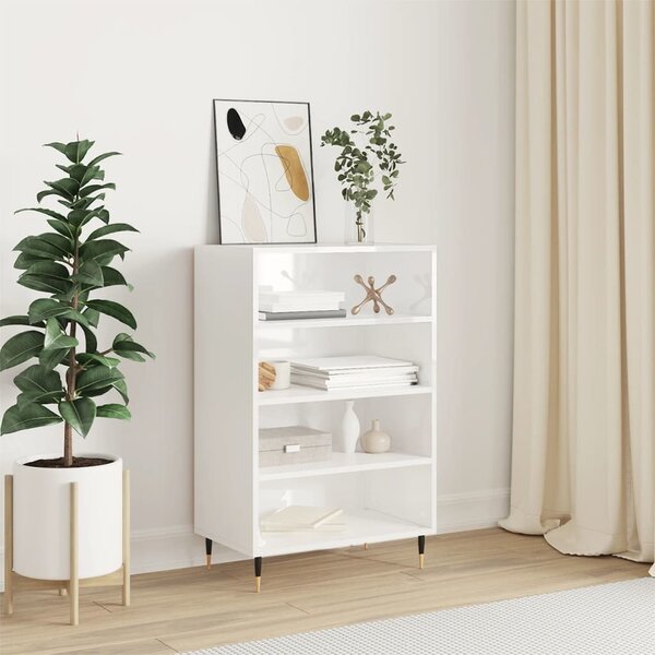VidaXL Skříň highboard 57 x 35 x 90 cm kompozit [827224] Barva: Bílá