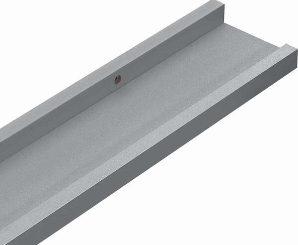 VidaXL Poličky na zarámované obrázky 2 ks MDF [323934] Barva: Černá, Velikost: 80 x 9 x 3 cm