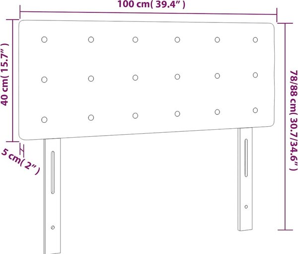 VidaXL Čelo postele umělá kůže, nízké [346447] Barva: Bílá, Velikost: 160 cm