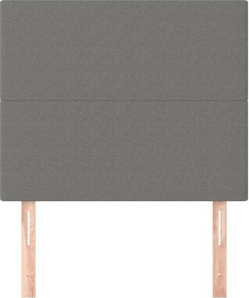 VidaXL Čelo postele látkové [3116043] Barva: Tmavě šedá, Velikost: 90 cm