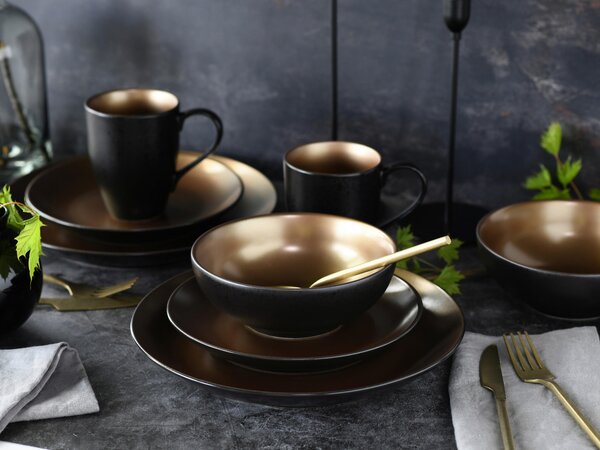 KOMBINOVANÁ SOUPRAVA, 16dílné, kamenina Creatable - Online Only nádobí, Online Only