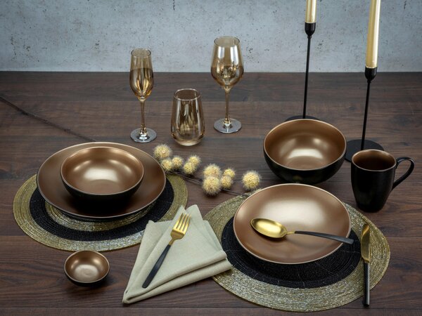 KOMBINOVANÁ SOUPRAVA, 16dílné, kamenina Creatable - Online Only nádobí, Online Only