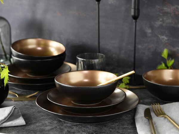 KOMBINOVANÁ SOUPRAVA, 16dílné, kamenina Creatable - Online Only nádobí, Online Only