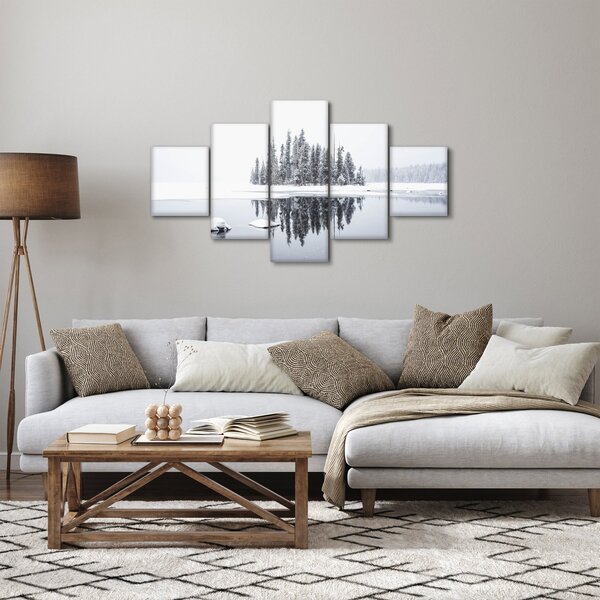 Obraz - Bylo bílo (125x70 cm)