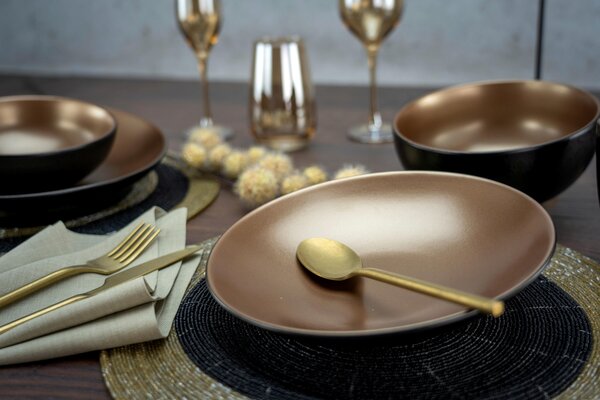 KOMBINOVANÁ SOUPRAVA, 16dílné, kamenina Creatable - Online Only nádobí, Online Only
