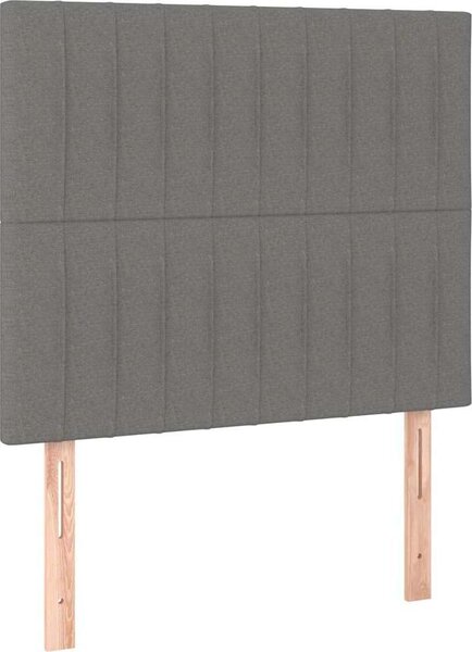 VidaXL Čelo postele s LED textil [3122653] Barva: taupe, Velikost: 180 x 5 x 78/88 cm