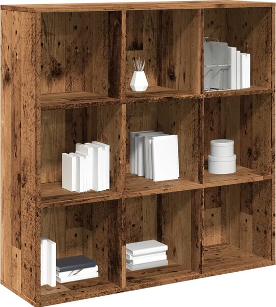 VidaXL Knihovna 98x29x97,5 cm kompozitní dřevo [801129] Barva: kouřový dub