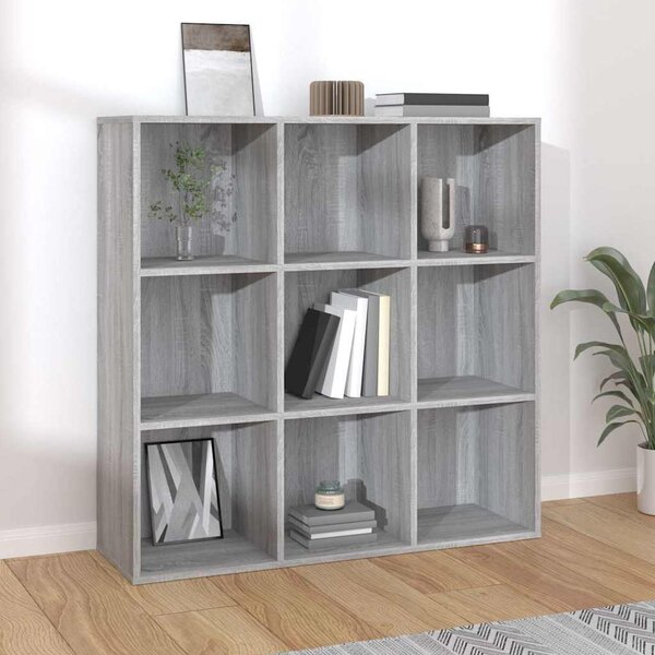 VidaXL Knihovna 98x29x97,5 cm kompozitní dřevo [801129] Barva: kouřový dub