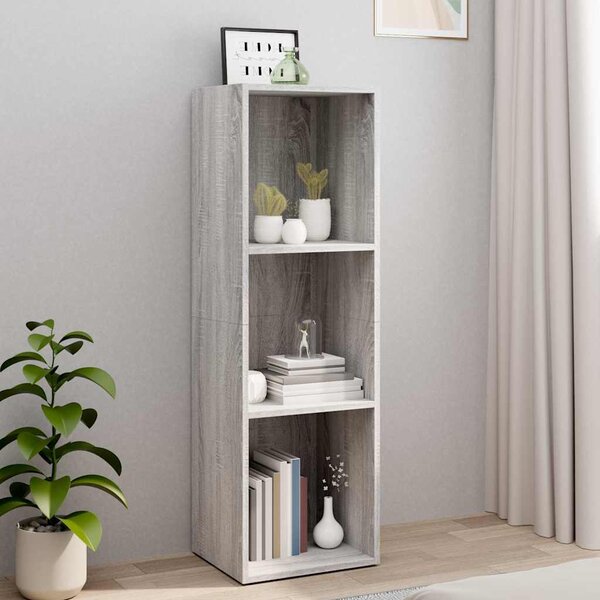 VidaXL Knihovna / TV skříňka kompozit [800139] Barva: Betonová šedá, Velikost: 66 x 30 x 98 cm