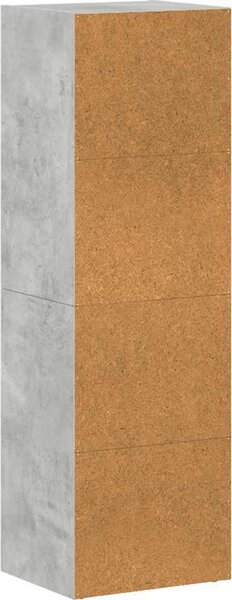 VidaXL Knihovna / TV skříňka kompozit [800139] Barva: Betonová šedá, Velikost: 66 x 30 x 98 cm