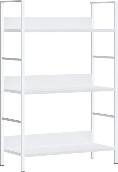 VidaXL Knihovna se 3 policemi 60x27,6x90,5 cm kompozitní dřevo [288220] Barva: Dub a bílá