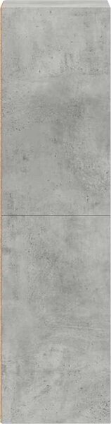 VidaXL Knihovna / TV skříňka kompozit [800139] Barva: Betonová šedá, Velikost: 66 x 30 x 98 cm