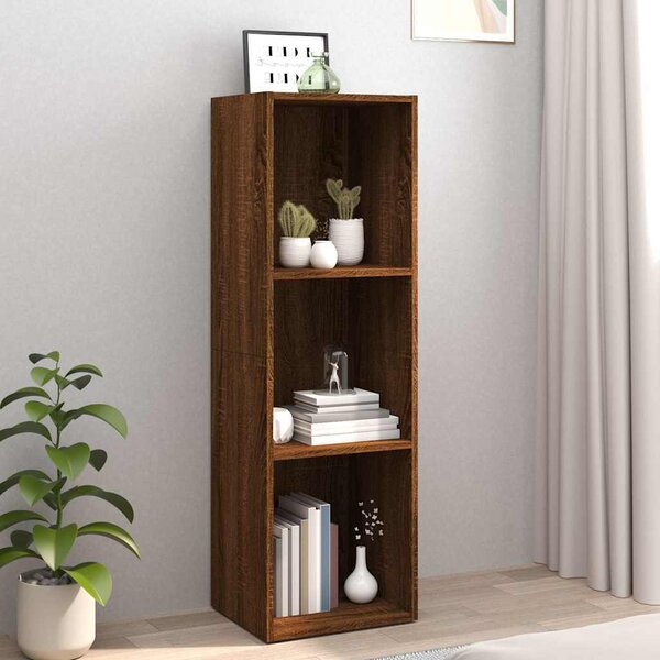 VidaXL Knihovna / TV skříňka kompozit [800139] Barva: Betonová šedá, Velikost: 66 x 30 x 98 cm