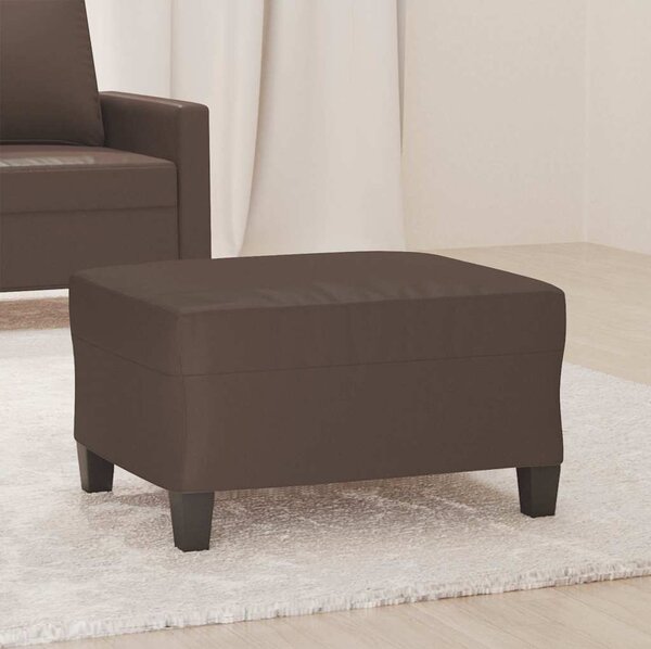 VidaXL Podnožka umělá kůže [349335] Barva: cappuccino, Velikost: 70 x 55 x 41 cm