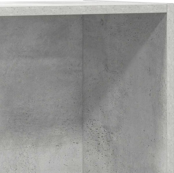 VidaXL Knihovna / TV skříňka kompozit [800139] Barva: Betonová šedá, Velikost: 66 x 30 x 98 cm