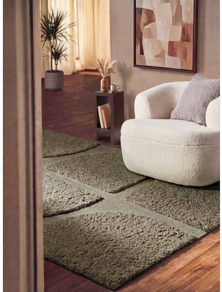 Khaki ručně tkaný koberec 120x180 cm Lambeth Jasper – Ted Baker