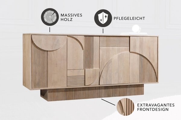 Massive home | Komoda ART DECO 170 CM masiv mango 44060