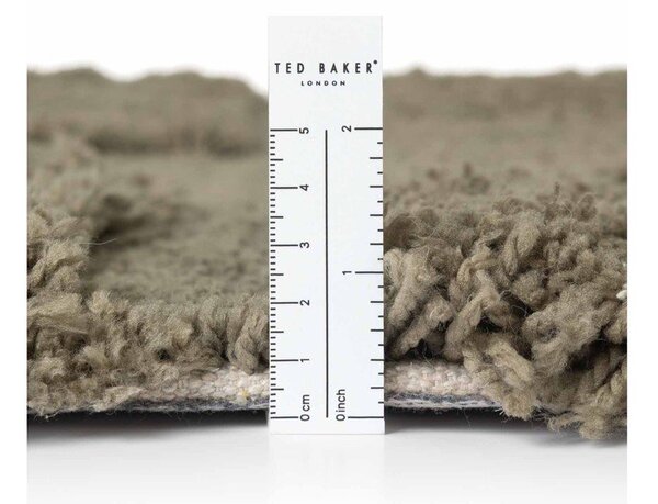 Khaki ručně tkaný kulatý koberec ø 160 cm Lambeth Jasper – Ted Baker
