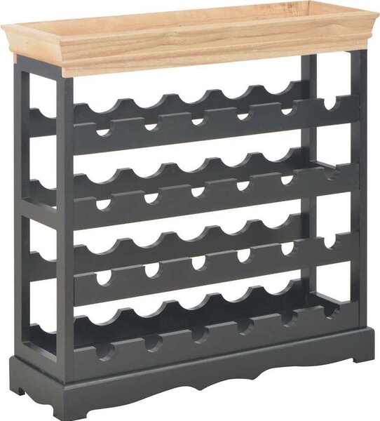 VidaXL Stojan na víno 70 x 22,5 x 70,5 cm MDF [242438] Barva: Bílá