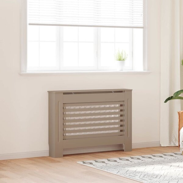 VidaXL Kryt na radiátor MDF [288187] Barva: Hnědá, Velikost: 205 x 20.5 x 81.5 cm