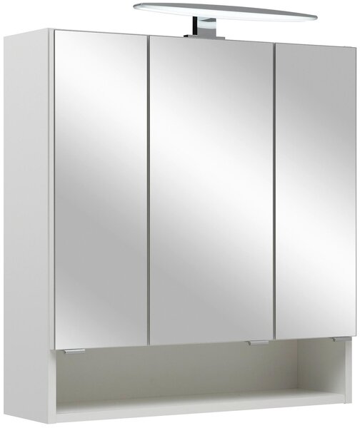 ZRCADLOVÁ SKŘÍŇKA, bílá, 65/70/18 cm Xora - Zrcadlové skříňky