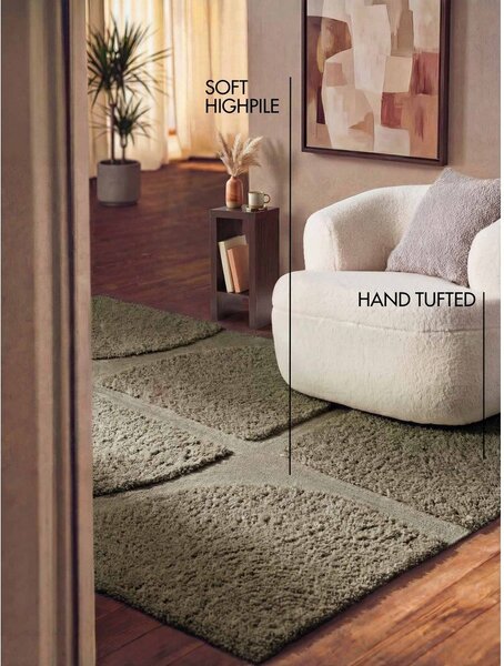 Khaki ručně tkaný koberec 120x180 cm Lambeth Jasper – Ted Baker