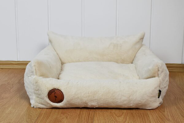 Lauren Design Pelech Fluffy, krémový Velikost: XS (60x50cm)