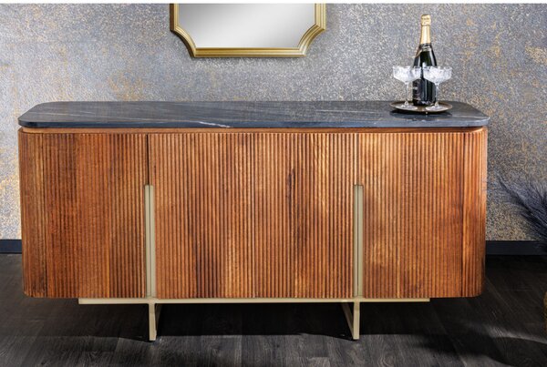 Massive home | Komoda Gatsby 160cm mramor/masiv mango 43336