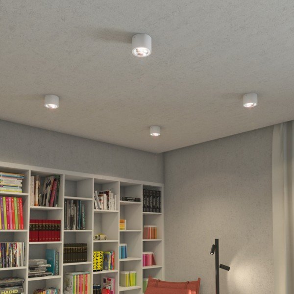 KELLY LED DIMM stropní bílá 230V LED 15W 45° 3000K - RED - DESIGN RENDL