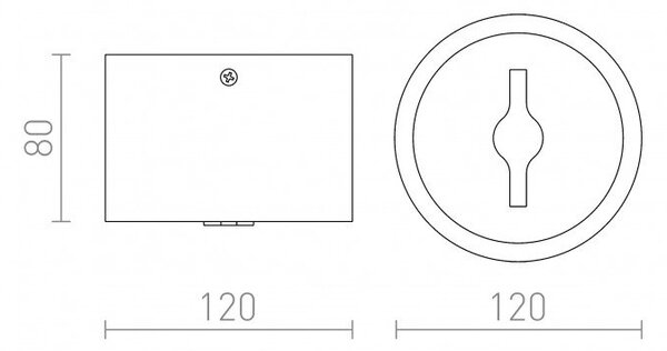 KELLY LED DIMM stropní bílá 230V LED 15W 45° 3000K - RED - DESIGN RENDL